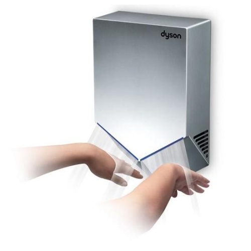 Сушилка для рук Dyson HU02 Nickel высокоскоростная фото 2