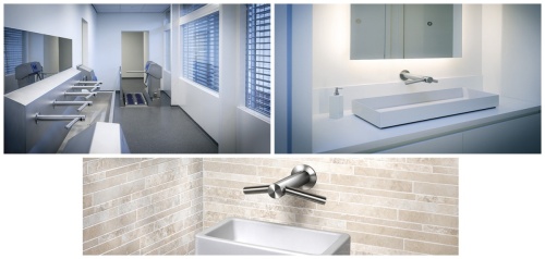 Сушилка для рук / сенсорный смеситель Dyson TAP WD06 AirBlade встроенный фото 5