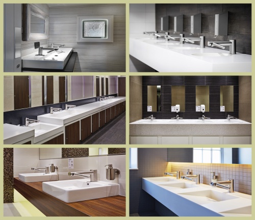 Сушилка для рук / сенсорный смеситель Dyson TAP WD04 AirBlade низкий фото 5